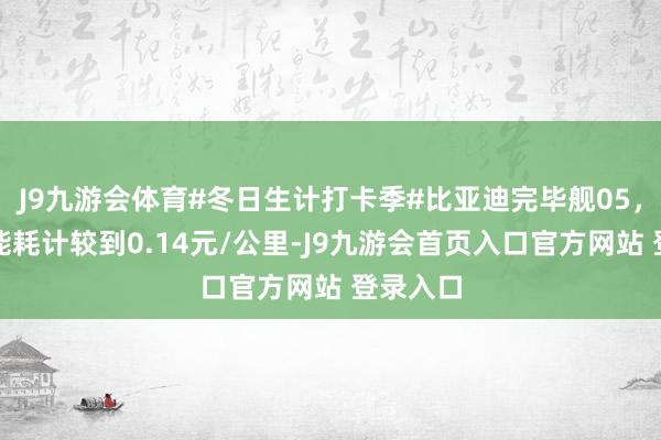 J9九游会体育#冬日生计打卡季#比亚迪完毕舰05，最近的能耗计较到0.14元/公里-J9九游会首页入口官方网站 登录入口