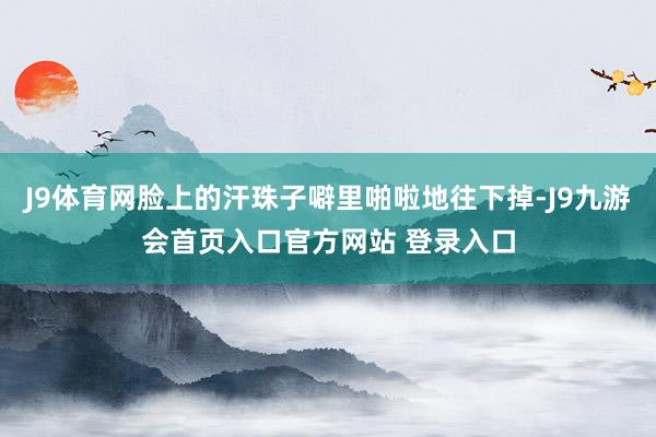 J9体育网脸上的汗珠子噼里啪啦地往下掉-J9九游会首页入口官方网站 登录入口
