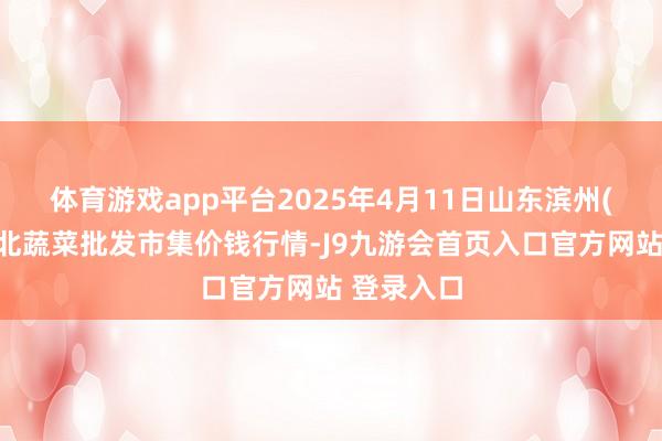 体育游戏app平台2025年4月11日山东滨州(六街）鲁北蔬菜批发市集价钱行情-J9九游会首页入口官方网站 登录入口